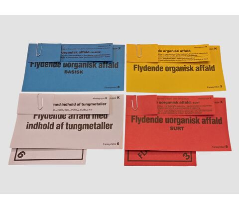 Etikettesæt til kemikaliedunke