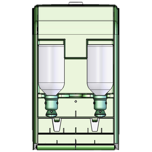 Førstehjælpsskab til dobbelt øjenskyl