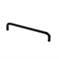 Bøjlegreb, sort, L160mm, u/rosetter, Ø10mm