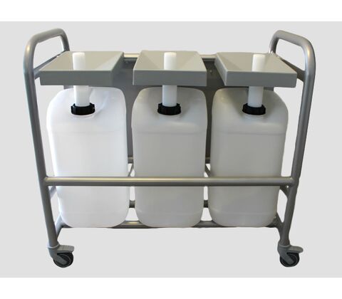 PVC tragt til kemikalieaffaldsdunk