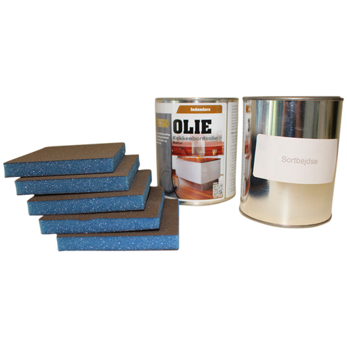 Vedligeholdelsessæt til massive bøgetræsbordplader