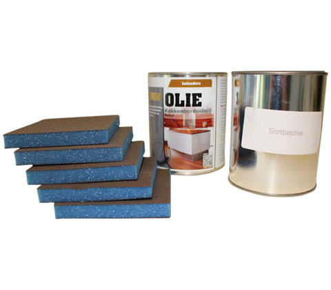 Vedligeholdelsessæt til massive bøgetræsbordplader