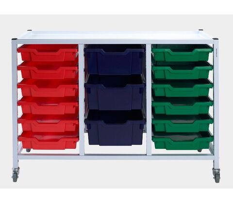 Systemvogn SAB 3-fløjet med bakker