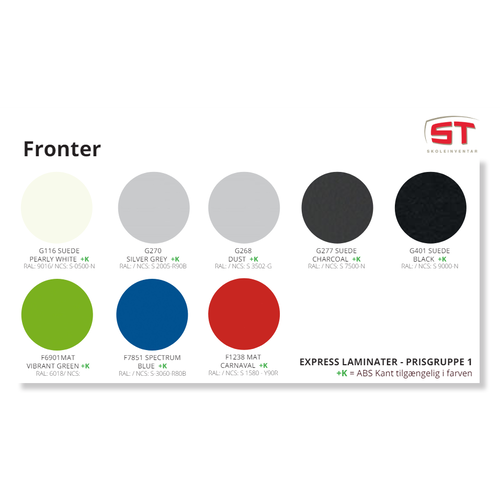 Dækplade 18 mm laminat - ekspres laminat, H 1958 mm