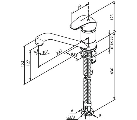 Damixa Space, 1 grebs